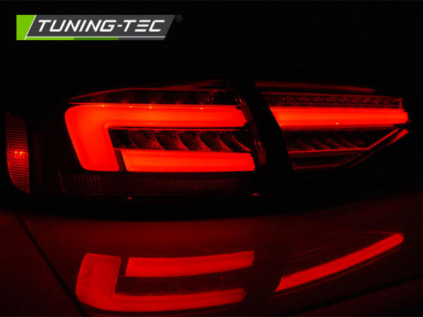 Zadní světla LED BAR a dynamickým blinkrem,AUDI A4 B8 12-15 sedan červená