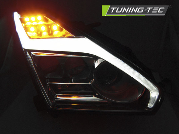 Přední světla LED Nissan GT-R 08-13 chrom
