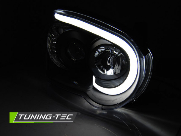 Přední světla s LED pro Subaru Impreza II GD 03-05 černá