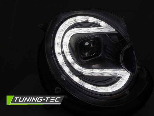 Přední světla s LED pro BMW MINI (COOPER) 06-14  černé