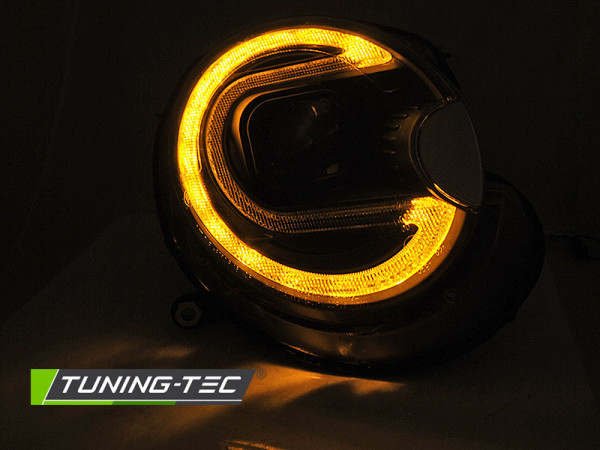 Přední světla s LED pro BMW MINI (COOPER) 06-14  černé