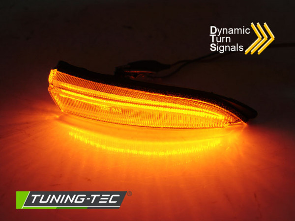Blinkry boční LED do zrcátek, dynamické Ford Fiesta MK7 13-16 kouřové