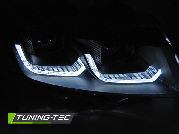 Přední světla s LED dynamickým blinkrem, denní svícení, pro VW T6.1  20- černá