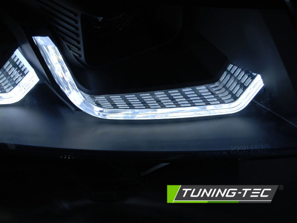 Přední světla s LED dynamickým blinkrem, denní svícení, pro VW T6.1  20- černá
