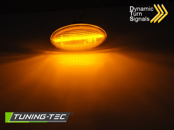 Blinkry boční LED, dynamické PEUGEOT 107 206 307 bílé