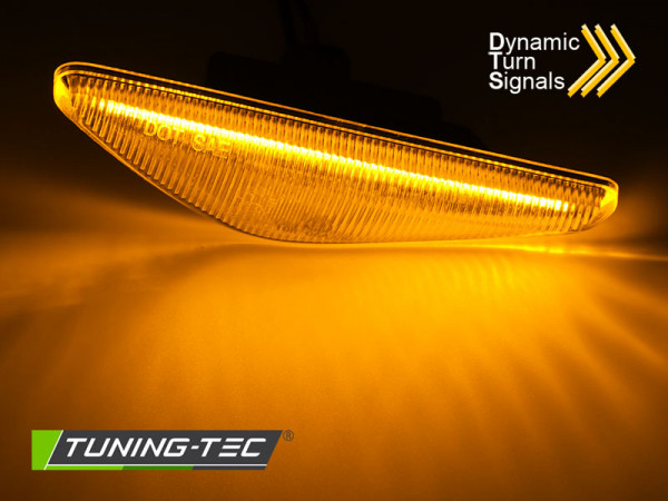 Blinkry boční LED, dynamické BMW E46 COUPE 03-06 bílé