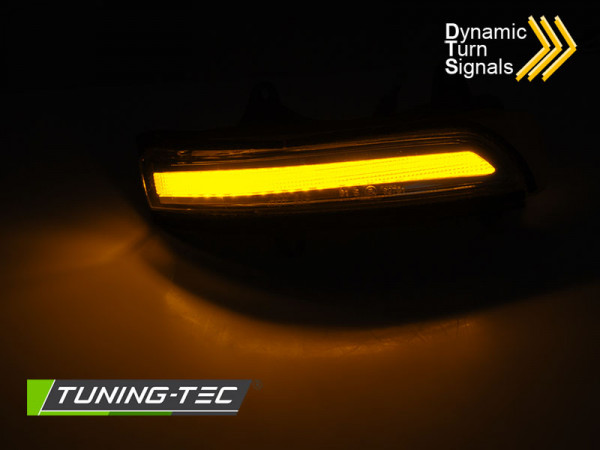 Blinkry boční LED do zrcátek, dynamické TOYOTA Land Cruiser 150 09- bílé