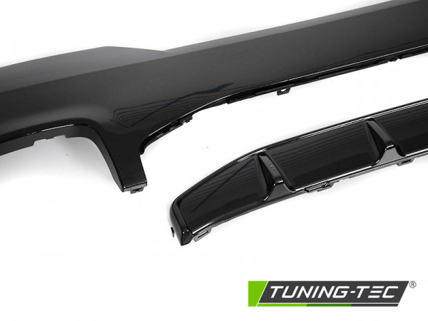 Difuzor zadního nárazníku BMW G22 G23 20- M440 style - černý lesklý