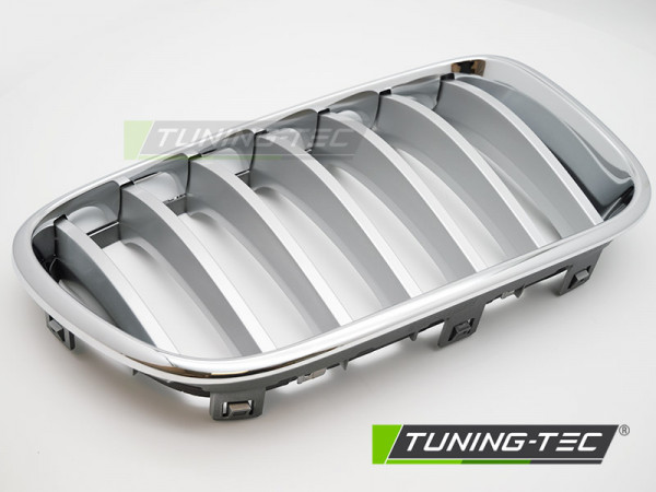 Maska - ledvinky BMW X3 (F25) 2010-2014 - chrom / titan