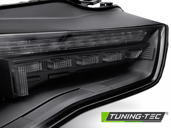 Přední světla s LED,  LED blinkr AUDI A5 xenon 2011-2016 černá
