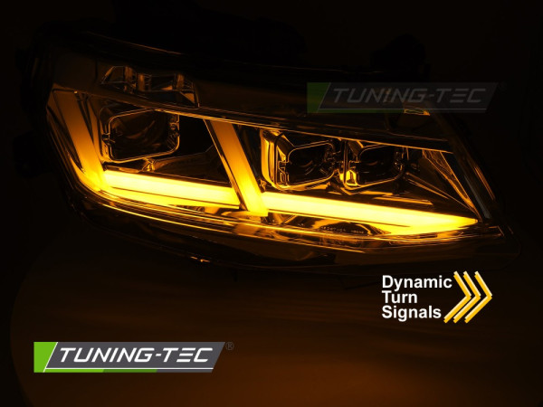 Přední světla LED, LED denní světla pro CHEVROLET CAMARO 2016-2018 chrom