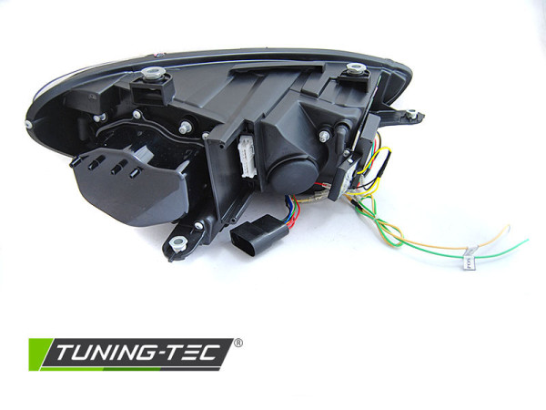 Přední světla s LED denními světly, LED dynamickým blinkrem VW Scirocco 08-14 xenon černá