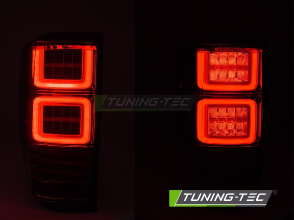 Zadní světla LED, s dynamickým blinkrem pro Ford Ranger (2012-2018) kouřová