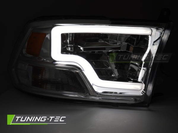 Přední světla LED pro DODGE RAM 2009-2018 chrom