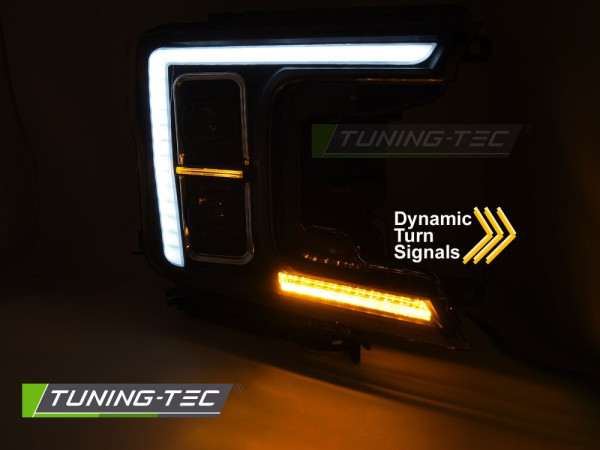 Přední světla full LED pro FORD F150 MK13 2017-2020 černá