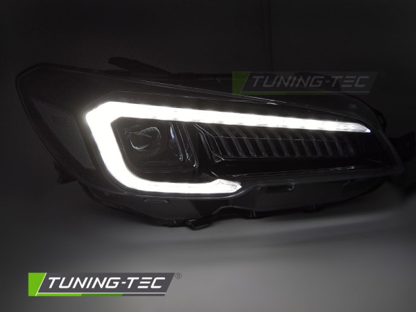 Přední světla s LED pro SUBARU WRX 2014-2022 černá