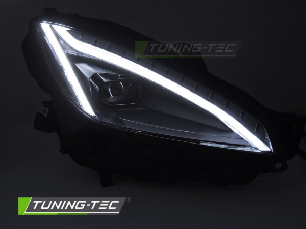 Přední světla s LED pro TOYOTA GT86 2021- černá