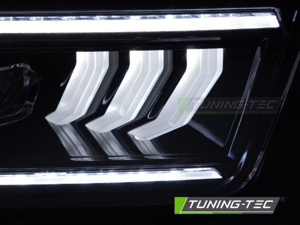 Přední světla s LED pro FORD MUSTANG 2004-2009 černá