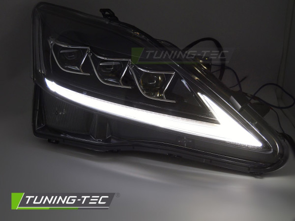 Přední světla LED pro LEXUS IS 2006-2013 černá