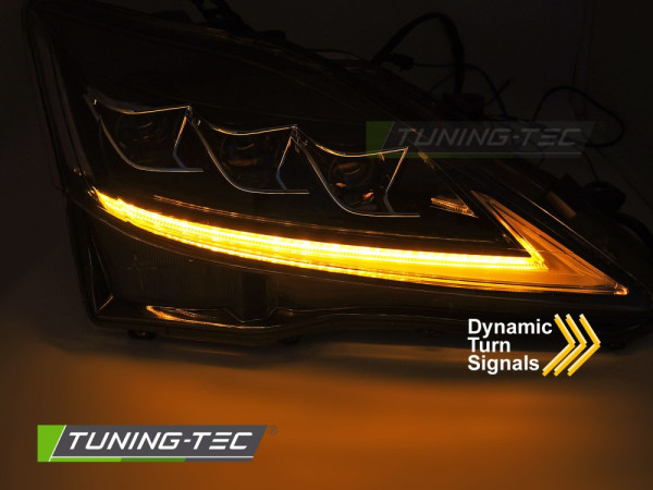 Přední světla LED pro LEXUS IS 2006-2013 černá