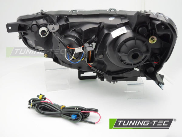 Přední světla LED pro MITSUBISHI LANCER 8 2008-2016 černá