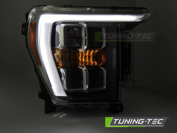 Přední světla s LED pro Ford F150 MK14 2020-2023 černá