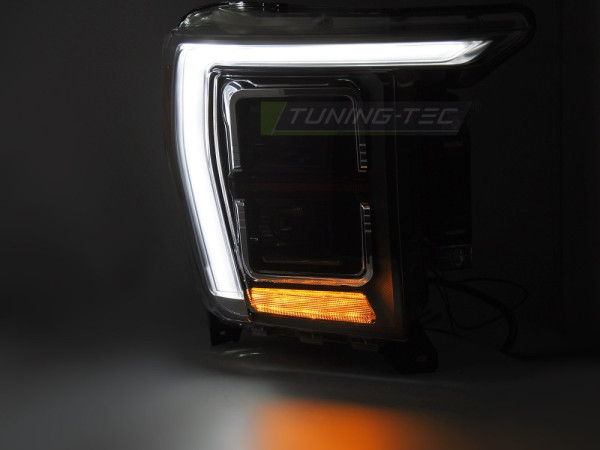 Přední světla s LED pro Ford F150 MK14 2020-2023 černá