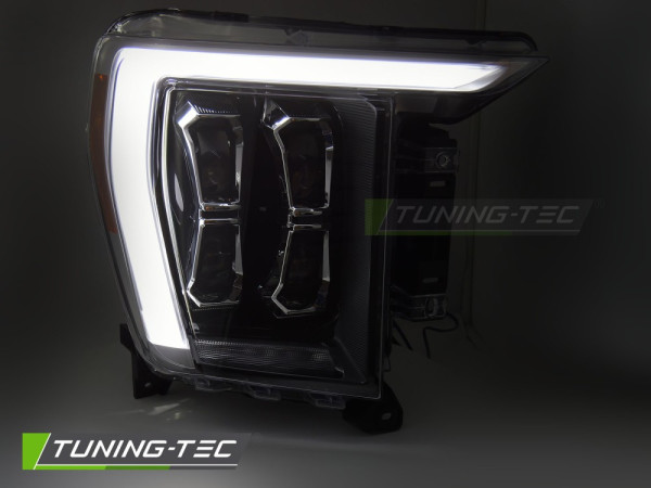Přední světla s LED pro Ford F150 MK14 2020-2023 černá