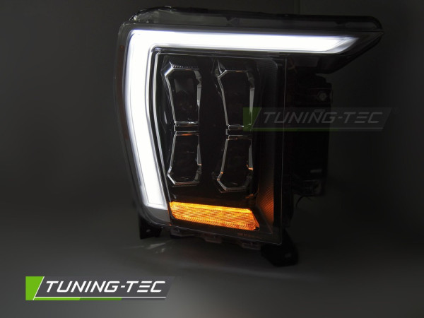 Přední světla s LED pro Ford F150 MK14 2020-2023 černá