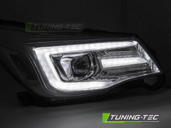 Přední světla s LED pro SUBARU FORESTER IV 2013-2018 xenon chromová