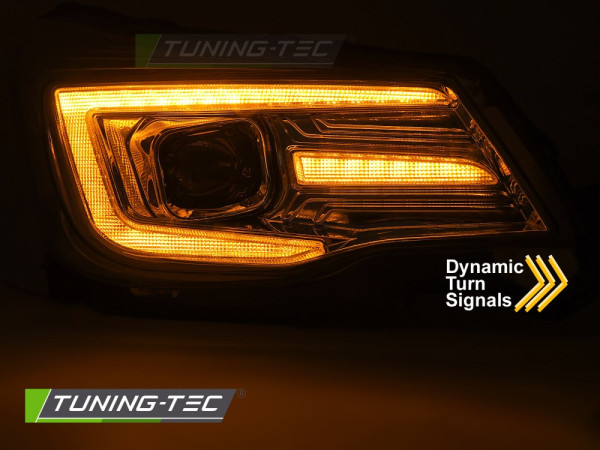 Přední světla s LED pro SUBARU FORESTER IV 2013-2018 xenon chromová