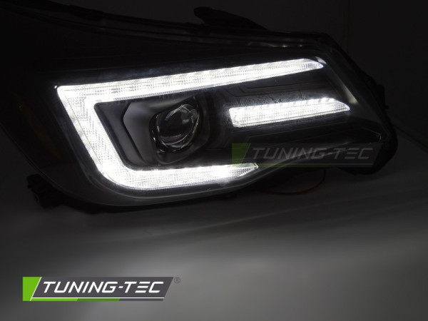 Přední světla s LED pro SUBARU FORESTER IV 2013-2018 xenon černá