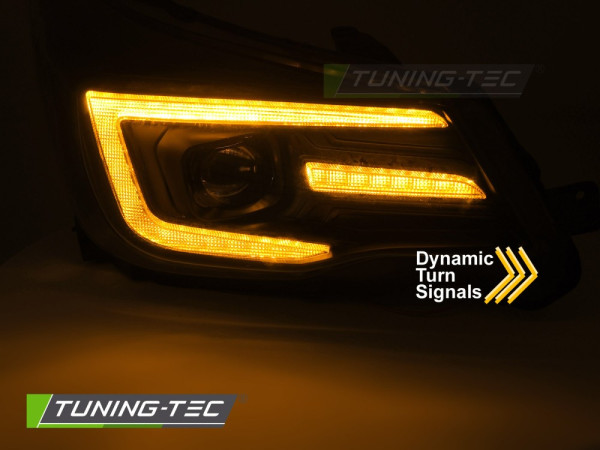 Přední světla s LED pro SUBARU FORESTER IV 2013-2018 xenon černá