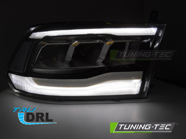 Přední světla s LED pro DODGE RAM 2009-2018 černá