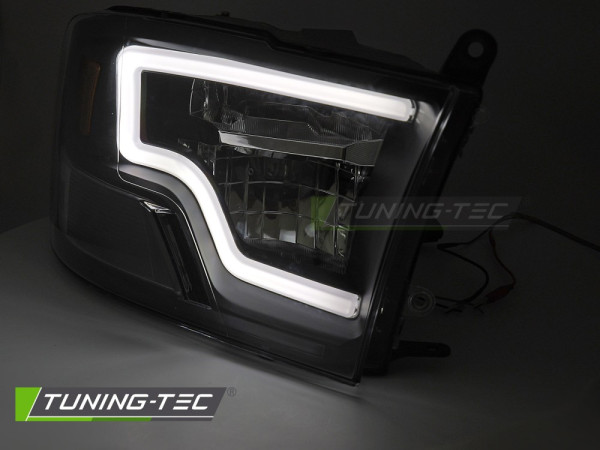 Přední světla s LED pro DODGE RAM 2009-2018 černá