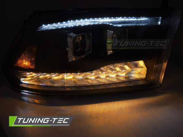 Přední světla s LED pro DODGE RAM 2009-2018 double černá