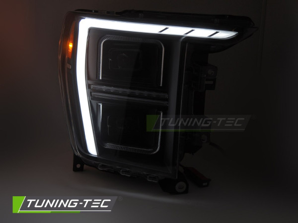 Přední světla s LED pro Ford F150 MK13 2020-2023 černá