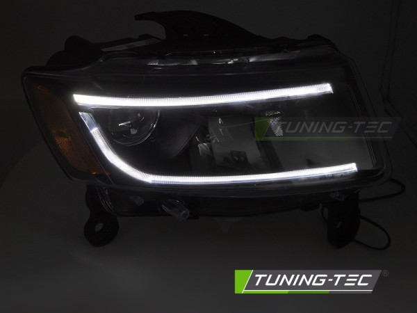 Přední světla s LED pro JEEP GRAND CHEROKEE 2014-2016 černá