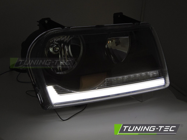 Přední světla s LED pro CHRYSLER 300 2005-2008 černá