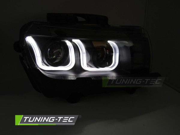 Přední světla s LED pro CHEVROLET CAMARO 2009-2013 černá