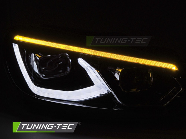 Přední světla s LED pro VW Golf 6 2008-2013 černá