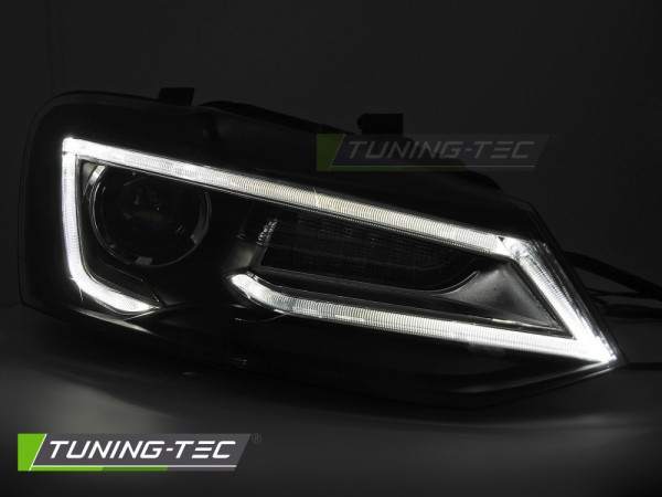 Přední světla s LED pro VW Polo V 2009-2017 černá