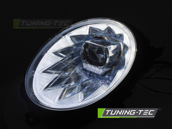 Přední světla s LED pro MINI F54 F55 F56 2014-2021 chromová