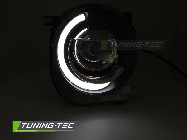 Přední světla s LED pro JEEP Renegade 2014- černá