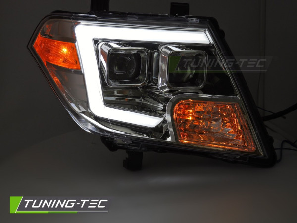 Přední světla s LED pro NISSAN FRONTIER 2010-2014 chromová