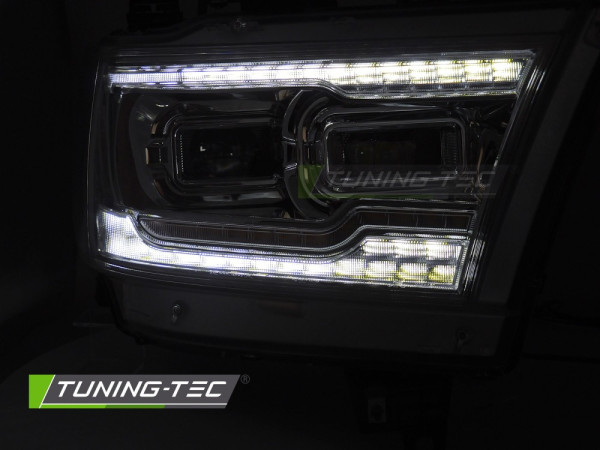 Přední světla LED pro DODGE RAM 2019-2022 chromová