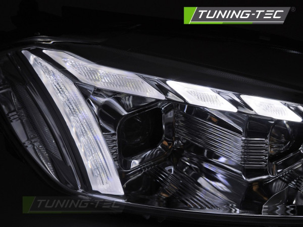 Přední světla s LED pro VW GOLF 7 2017-2019 chromová