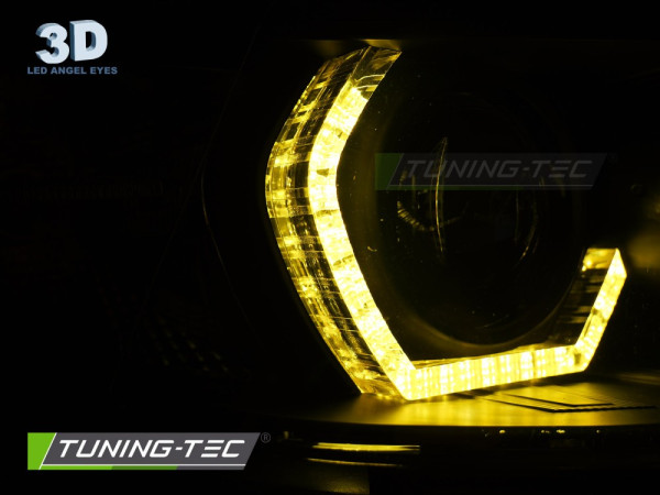 Přední světla s yellow LED pro BMW F30/F31 11-15 chromová