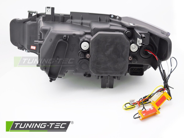 Přední světla s U-TYPE LED pro BMW F30/F31 2011-2015 chromová