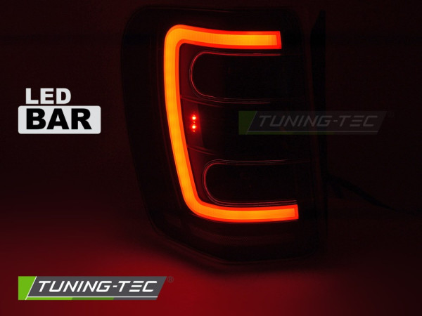 Zadní světla LED pro JEEP GRAND CHEROKEE 1999-2005 černá čirá